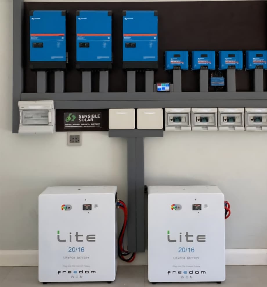 Solar Energy Storage Installation